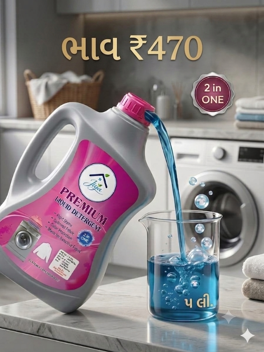 વોશિંગ મશીન લિક્વિડ 5L 