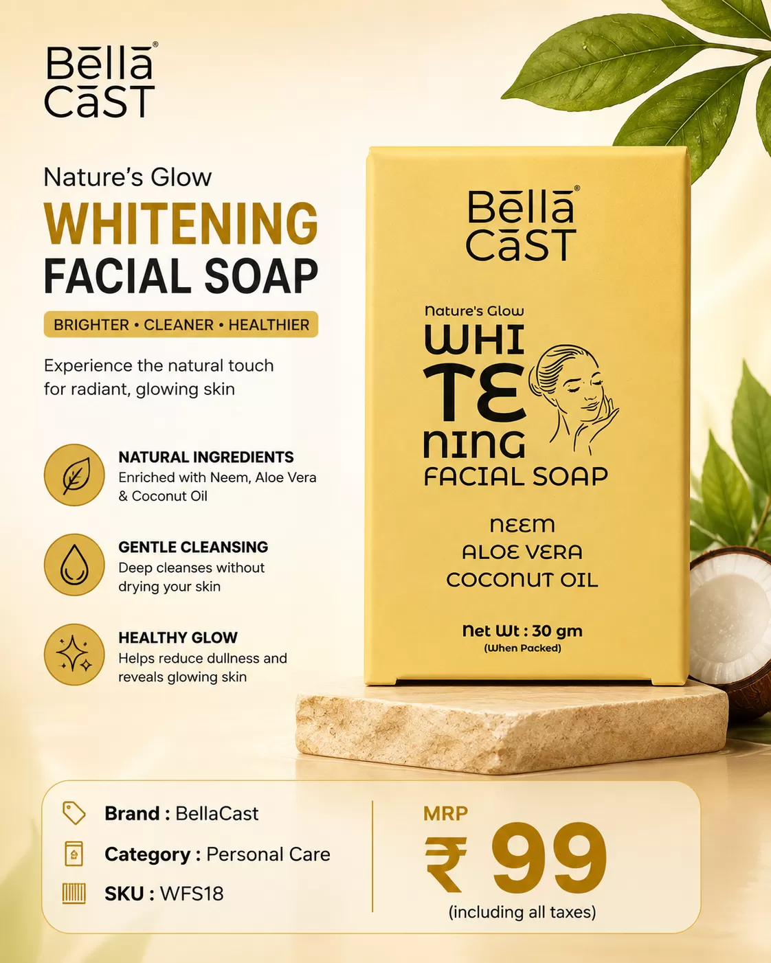 Whitening Facial Soap