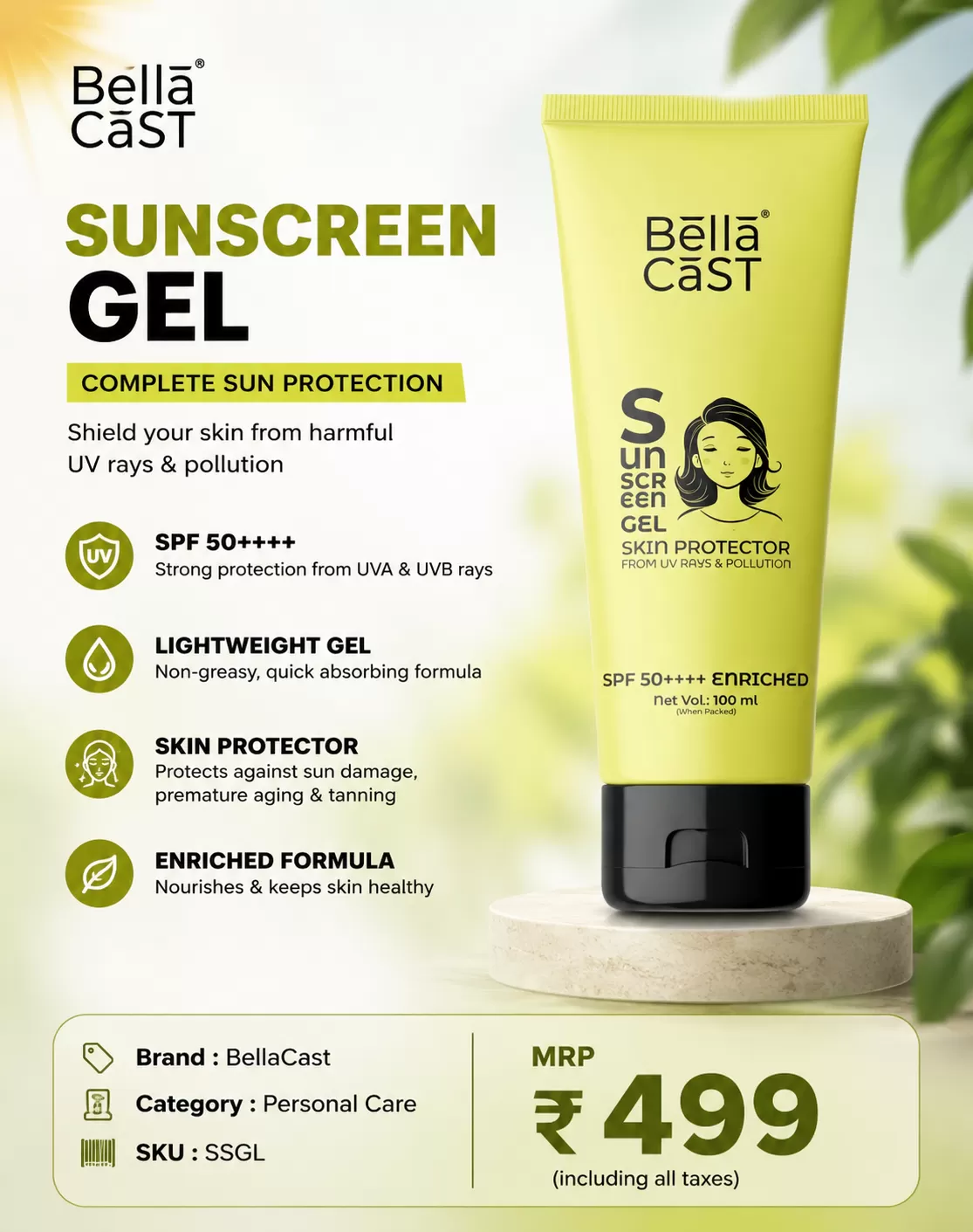 Sunscreen Gel