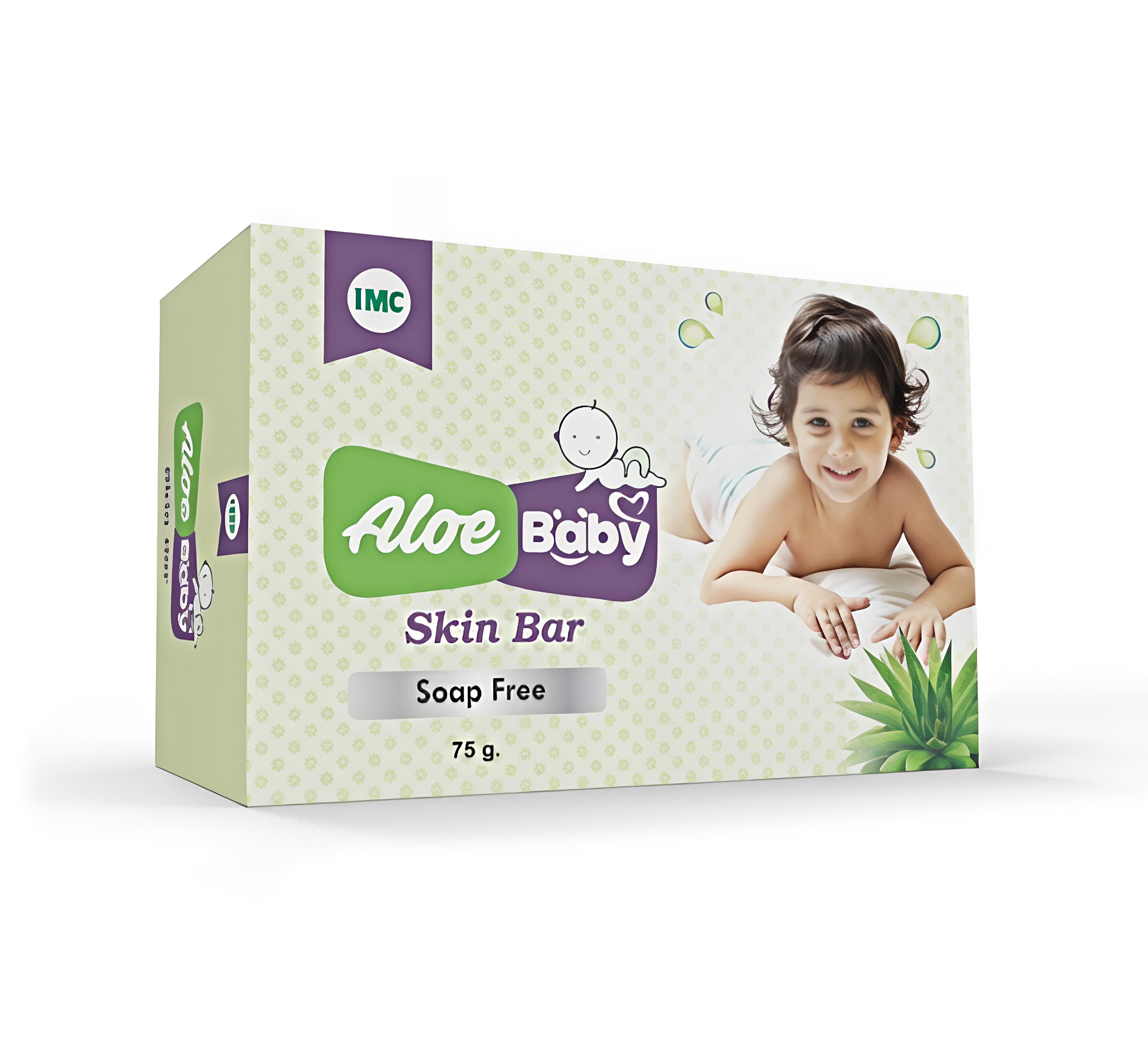 Aloe Baby Skin Bar Soap Free (75 Gm)