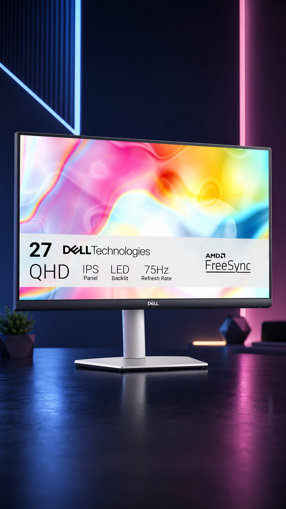 DELL 27" LED WHITE