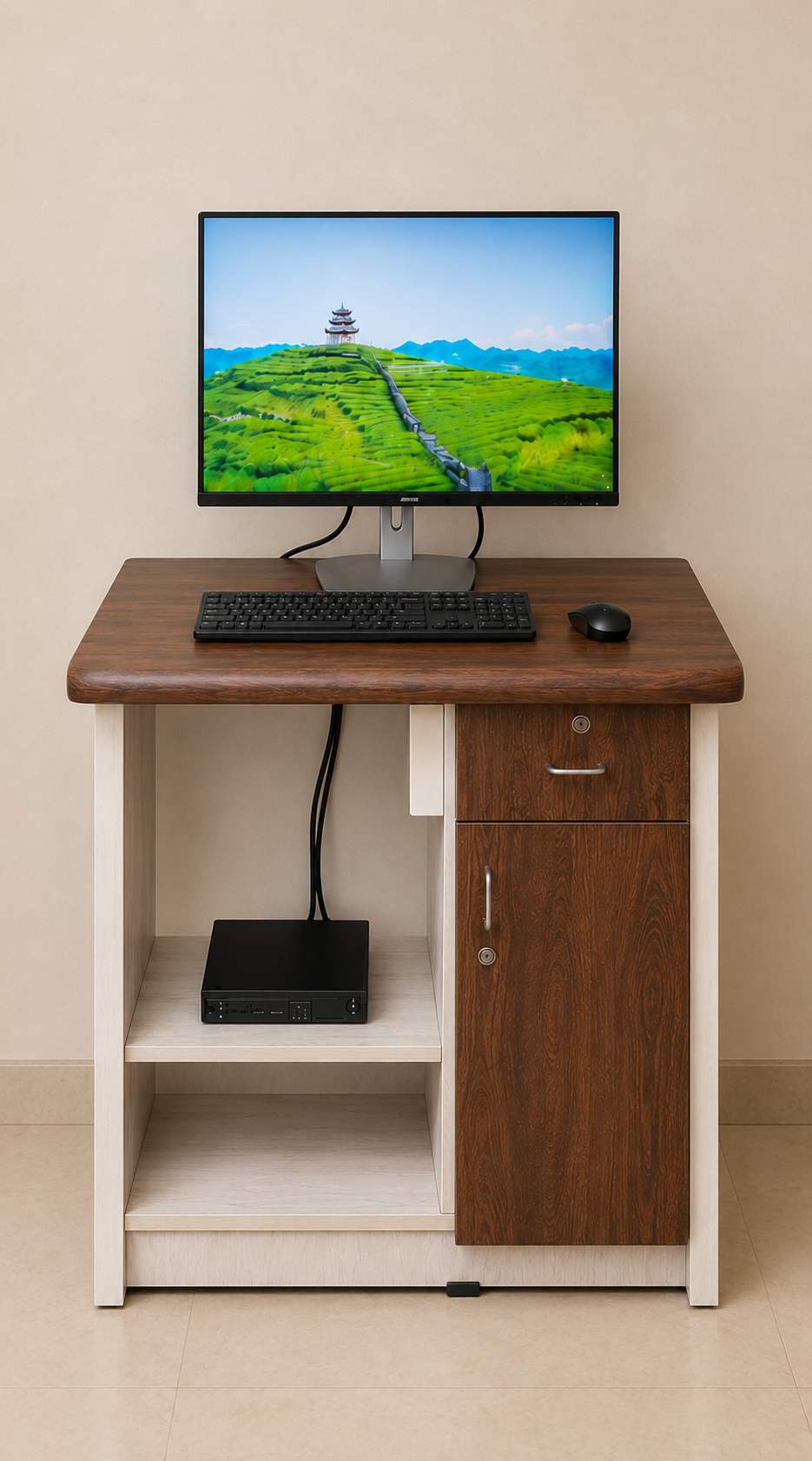Table 4" x 6" with 5 Port Electrice Board